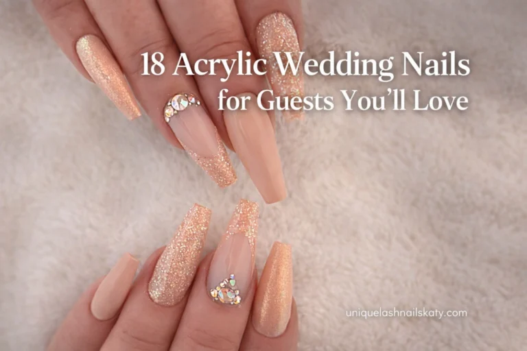 18 Acrylic Wedding Nails for Guests You’ll Love