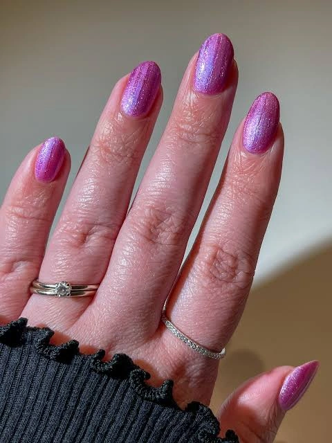 Purple Wedding Guest Nail Ideas