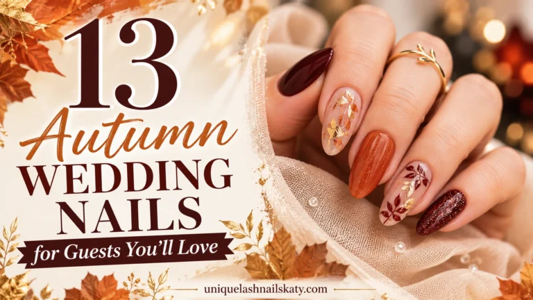 Autumn Wedding Nails for Guests