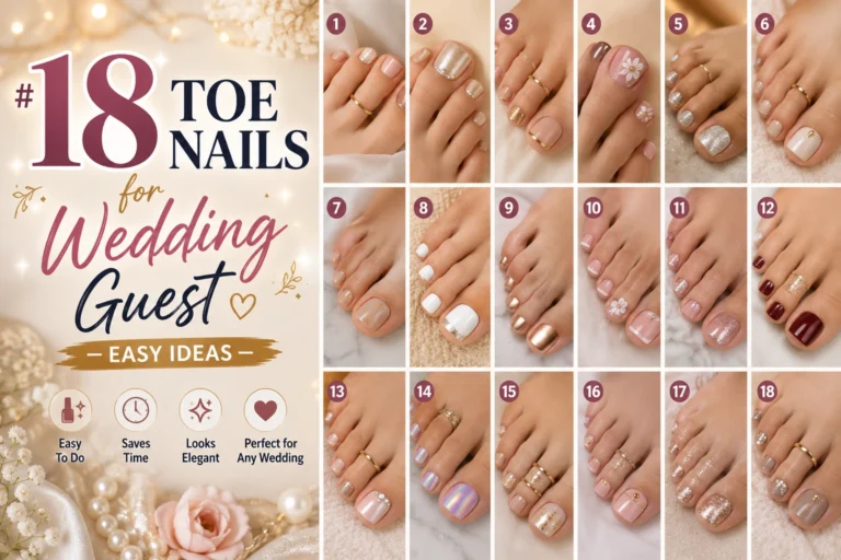 18 Toe Nails for Wedding Guest