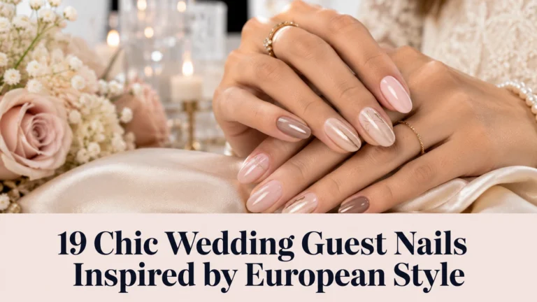 19 Chic Wedding Guest Nails Inspired by European Style