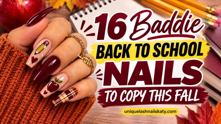 Baddie Back to School Nails