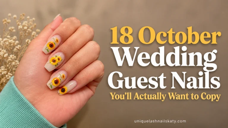 October Wedding Guest Nails