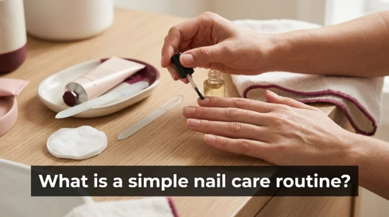 a simple nail care routine