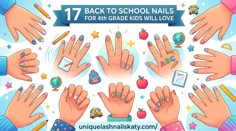 back to school nails for 4th grade