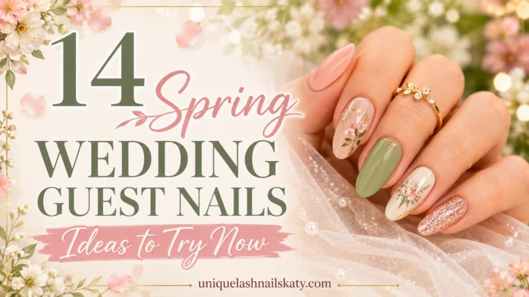 Spring Wedding Guest Nails Ideas