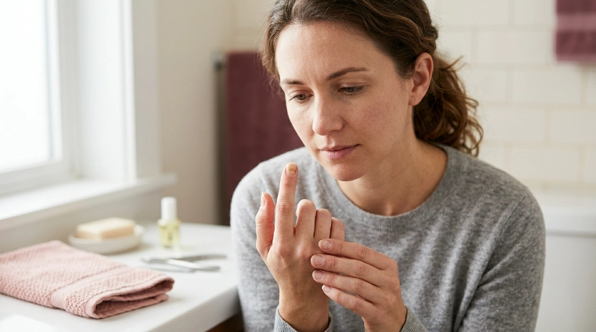 Which nail changes are often harmless