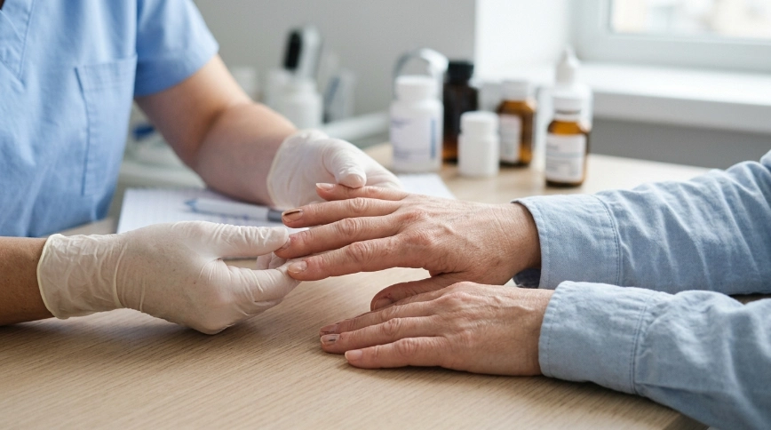When should you see a doctor about unhealthy-looking nails?