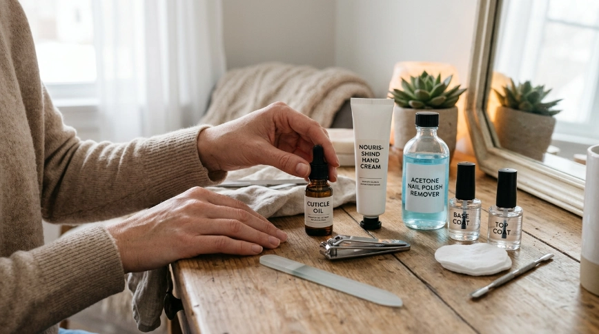 What do you need for a basic nail care routine?