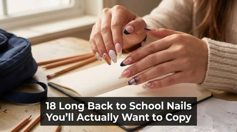long back to school nails