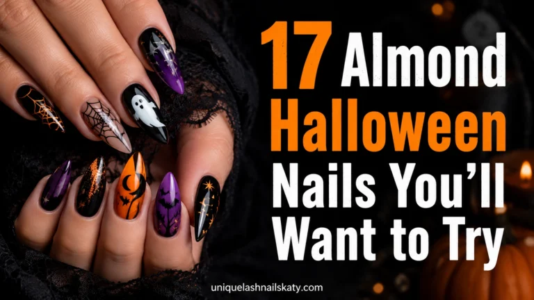 Almond Halloween Nails