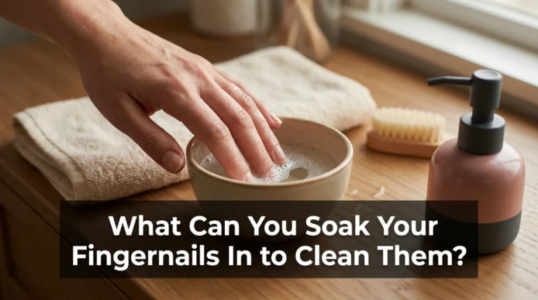 Can You Soak Your Fingernails In to Clean