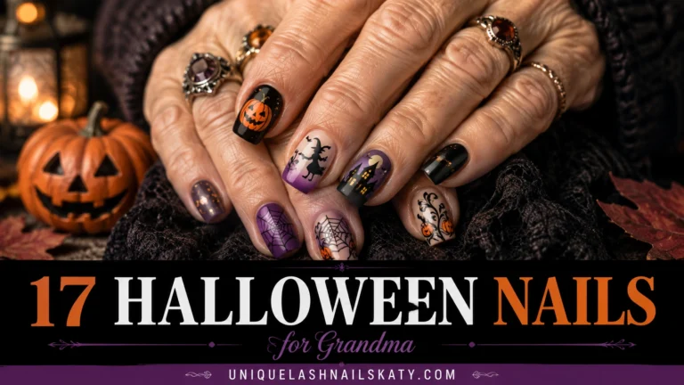 Halloween Nails for Grandma