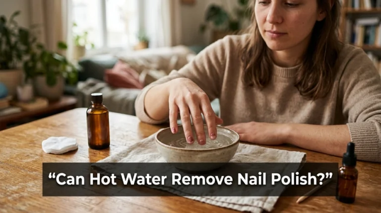 Hot Water Remove Nail Polish