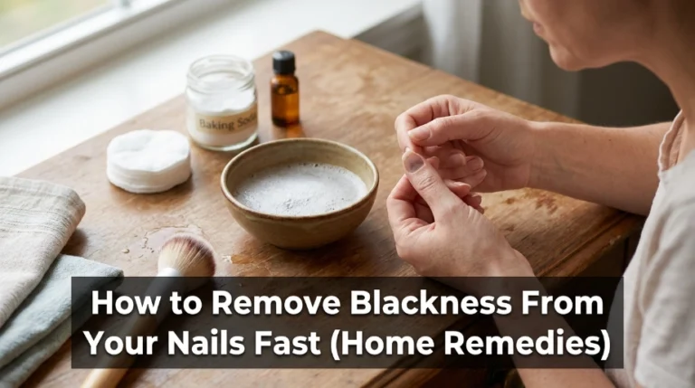 How to Remove Blackness From Your Nails