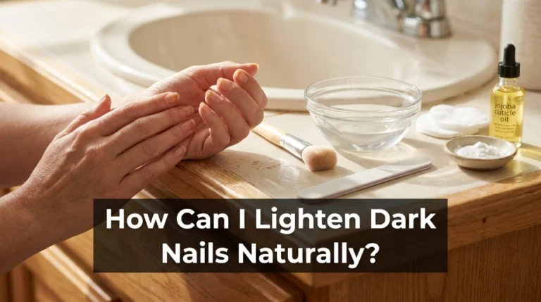 Lighten Dark Nails Naturally