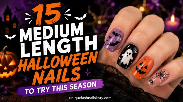 Medium Length Halloween Nails