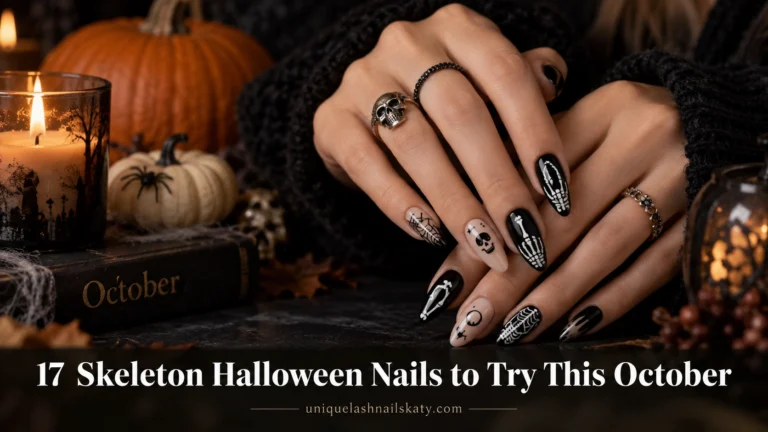 Skeleton Halloween Nails