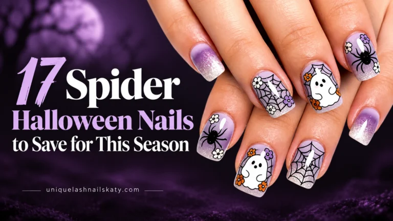 Spider Halloween Nails