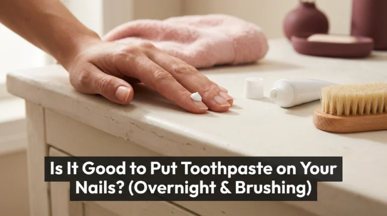 Toothpaste on Your Nails