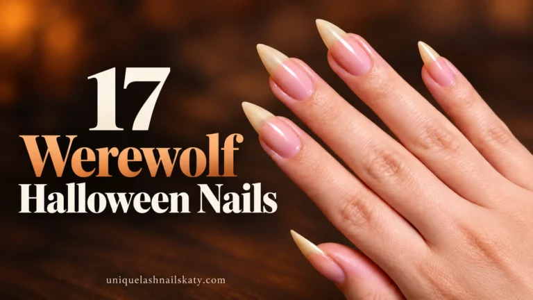 Werewolf Halloween Nails