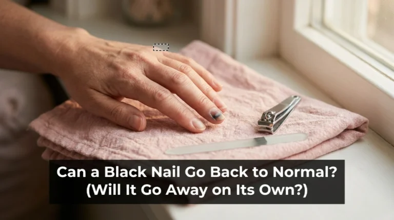 a Black Nail Go Back to Normal
