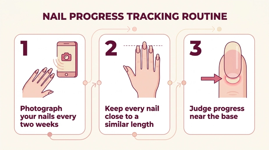 What expert habits make growing long nails easier?