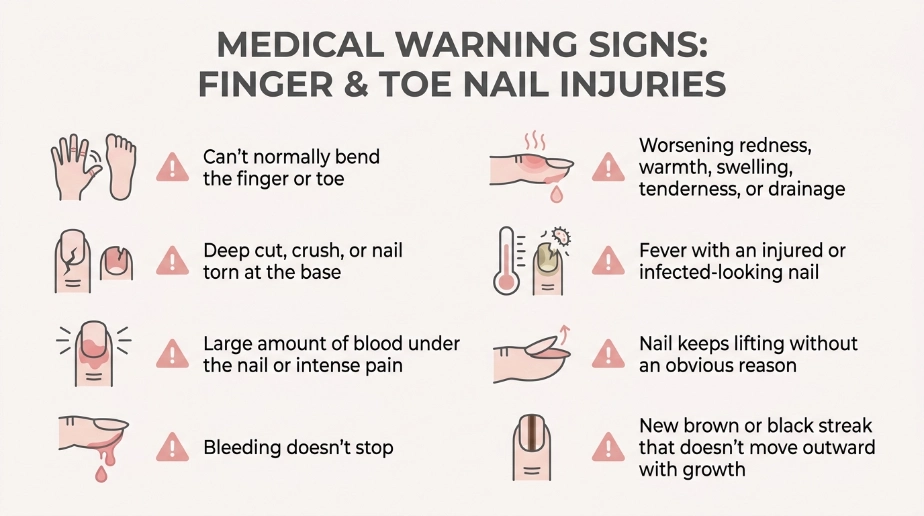 When Should You See a Doctor for a Damaged Nail?