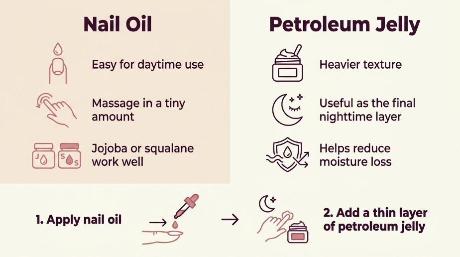 Should You Use Nail Oil or Vaseline?