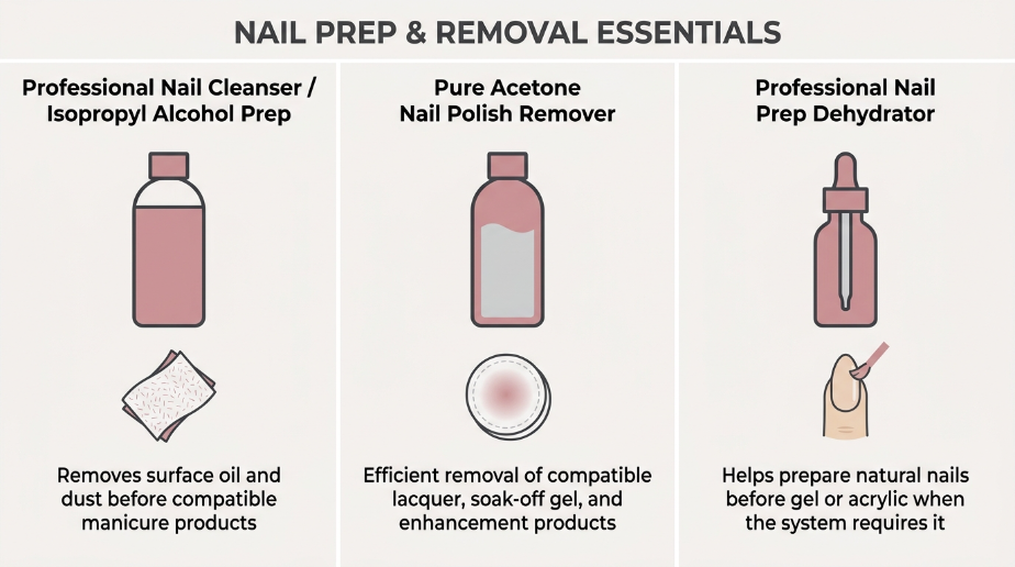 Which Chemicals Do Professionals Use on the Nail Plate?