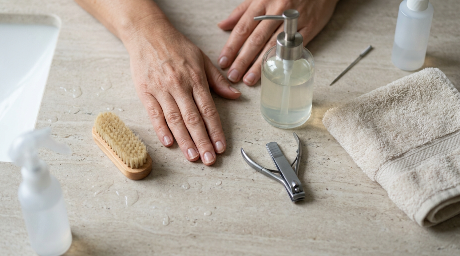 What Actually Kills or Removes Bacteria Under Your Nails?