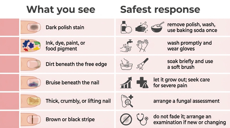 Which Remedy Fits the Cause of Your Dark Nails?