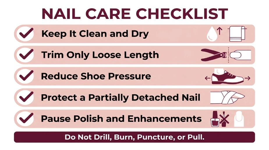 What Should You Do While the Black Nail Grows Out?