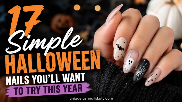 imple Halloween Nails